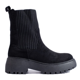 Arbeiterinnen mit flexiblem Obermaterial Shelovet schwarz