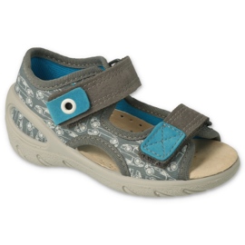 Befado Kinderschuhe VE 065P169 Grau blau