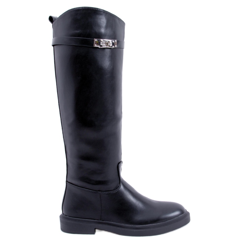 PA1 Larson Schwarze Reitstiefel für Damen