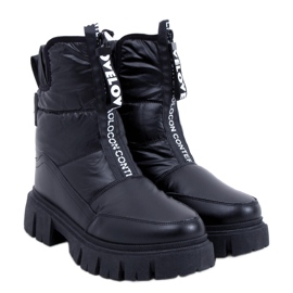 PA1 Isolierte Schneestiefel von Joanie Black schwarz