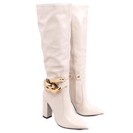 PA1 Sheryl Beige High Heels