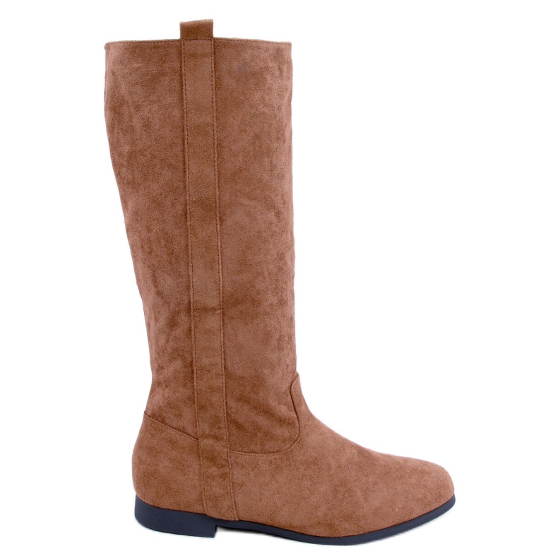 PA1 Flatty Camel flache Stiefel braun