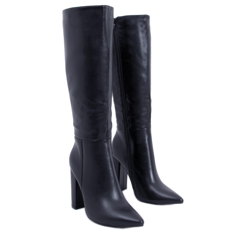 BM Klassische High Heels in Tiffany Black schwarz