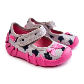 BEFADO S.A. Befado Ballerinas Cats 109N247 Grau-Rosa