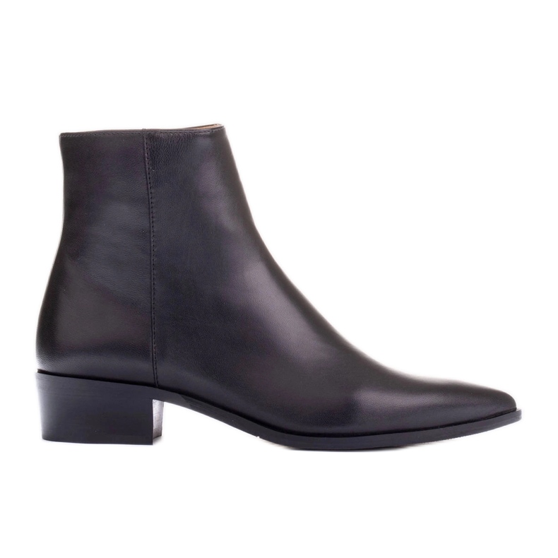 Marco Shoes Dezente Boots aus weichem Leder schwarz