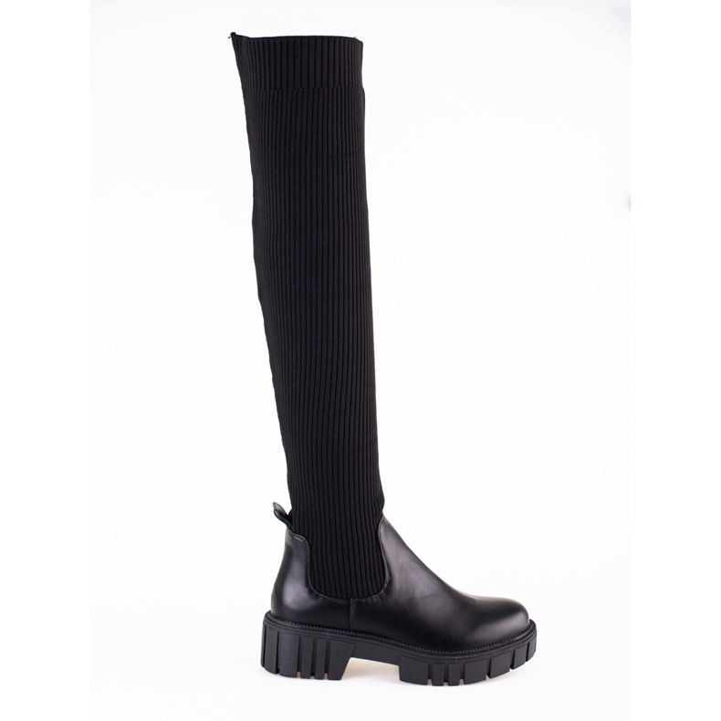 Musketiere für Damen mit flexiblem Oberteil Shelovet schwarz