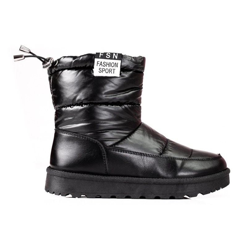 W. Potocki Damen Schneestiefel Potocki mit niedrigem Schaft schwarz