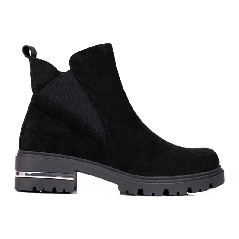 W. Potocki Schwarze Chelsea-Stiefel für Frauen Potocki