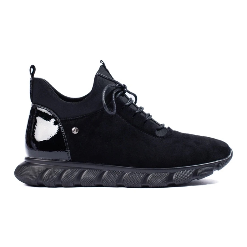 Leichte Turnschuhe von Vinceza schwarz