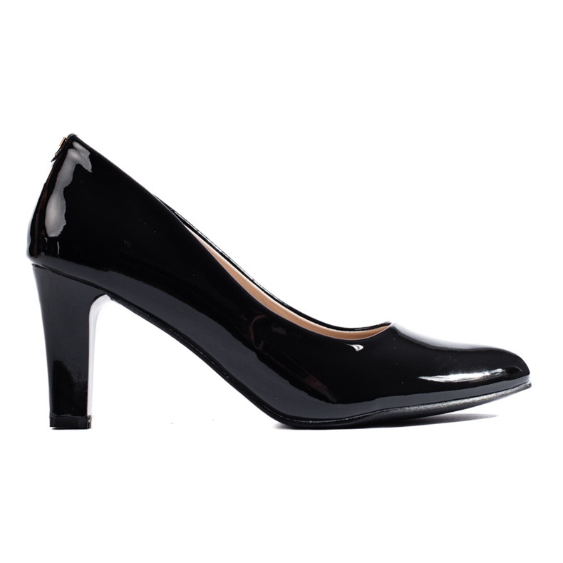 Schwarze Lackpumps für Damen