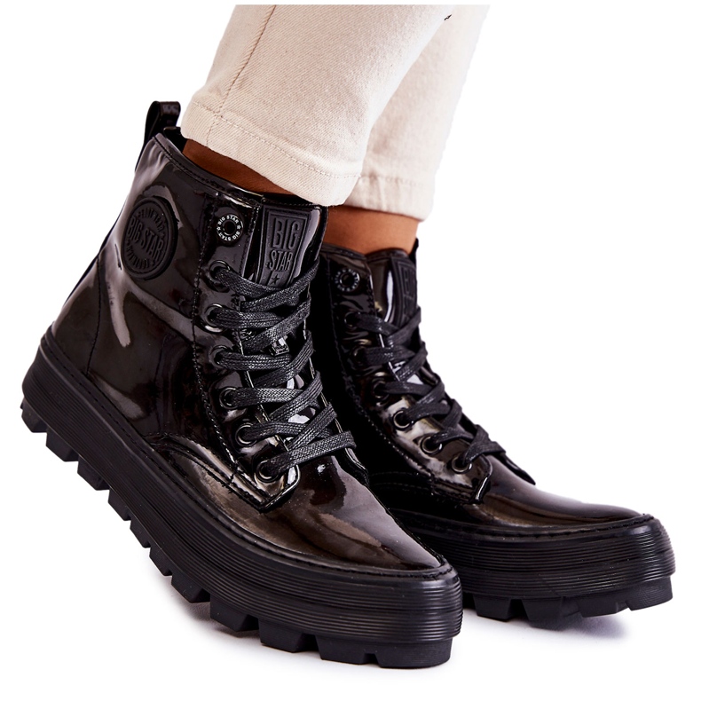 Hohe Turnschuhe Big Star KK274533 Schwarz