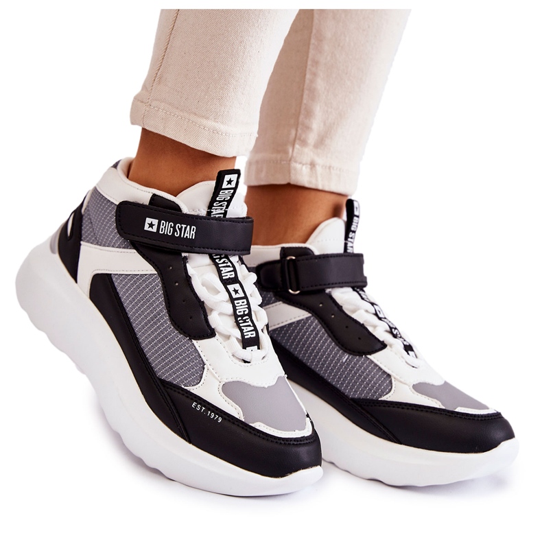 Damen Sportschuhe Memory Foam System Big Star KK274405 Weiß