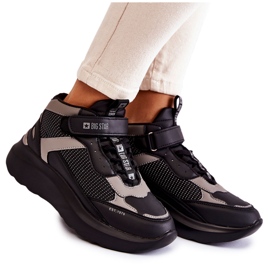 Damen Sportschuhe Memory Foam System Big Star KK274403 Schwarz