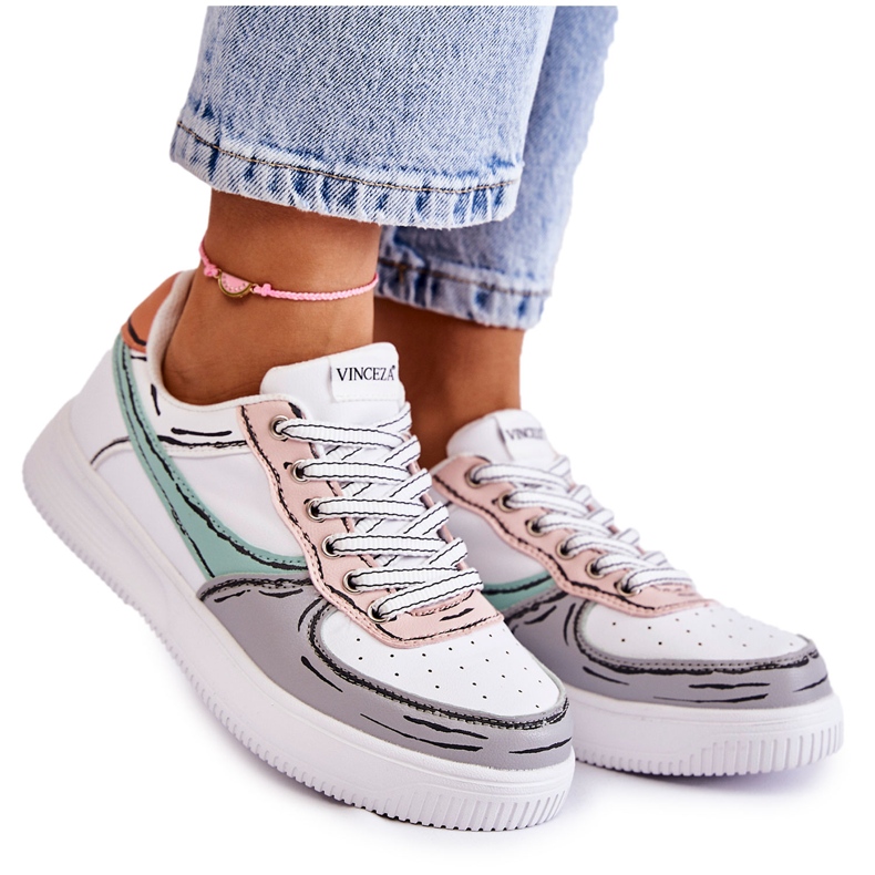 Vinceza Damen Low Sportschuhe Multicolor Solveig mehrfarbig