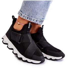 Damen Sneakers Big Star KK274547 Schwarz