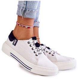 Damen Sneakers Memory Foam System Big Star KK276002 Weiß