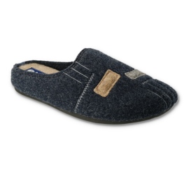 Befado Inblu Herrenschuhe 155M014 marineblau grau