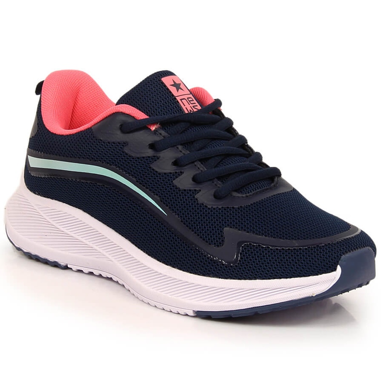 Sportschuhe für Damen für Fitness marineblau NEWS