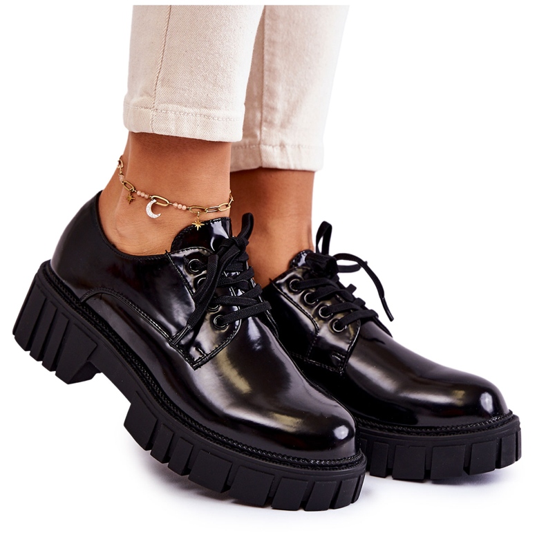 Modische Lackschuhe La.Fi 210013B-NL Schwarz