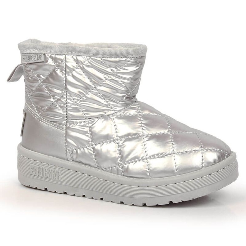 Big Star INT1793A gesteppte, isolierte Schneestiefel silber-