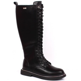 Gepolsterte Stiefel Goe W INT1770 schwarz