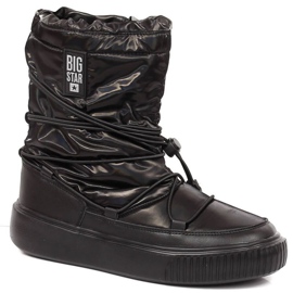 Metallic-isolierte Schneestiefel Big Star W INT1783A schwarz