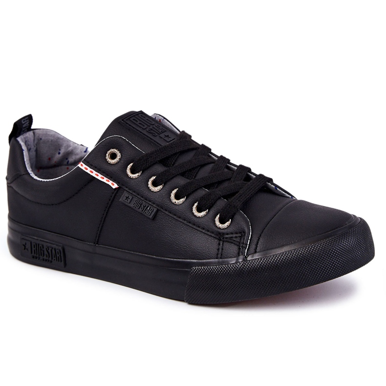 Low Herren Sneakers Big Star KK174004 Schwarz