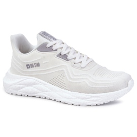 Leichte Herren Sportschuhe Big Star KK174017 Weiß