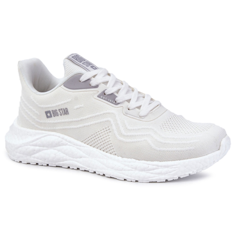 Leichte Herren Sportschuhe Big Star KK174017 Weiß