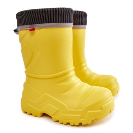 BEFADO S.A. Gewärmte Regenstiefel für Kinder Befado 162X302 Gelb