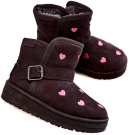Kinder Schneestiefel Big Star KK374244 Grau rosa