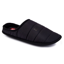 Klassische Herrenhausschuhe Big Star KK174361 Schwarz