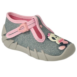 BEFADO S.A. Befado Kinderschuhe 110P470 rosa grau
