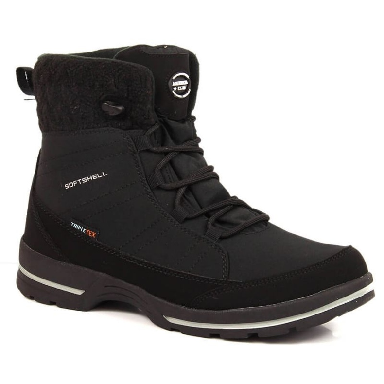 Wasserdichter American Club W AM905 isolierter Trekkingschuh schwarz