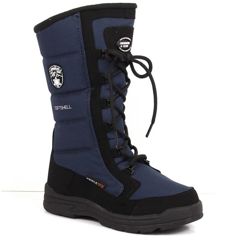 American Club Jr AM906B wasserdichte hohe Stiefel navy blau