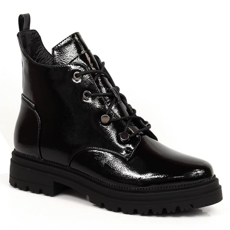 Lackisolierte Stiefel Filippo W PAW387 schwarz