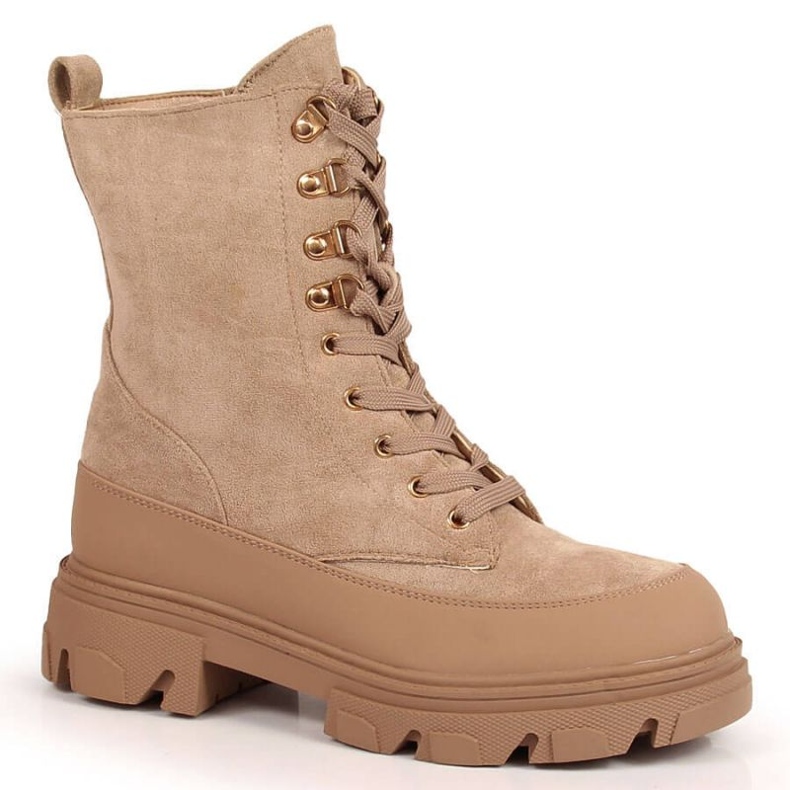 Potocki W WOL112B isolierte Wanderschuhe beige