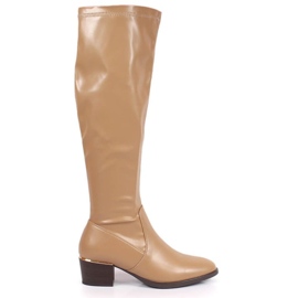 Vinceza W JAN160B Stiefel mit Absatz beige
