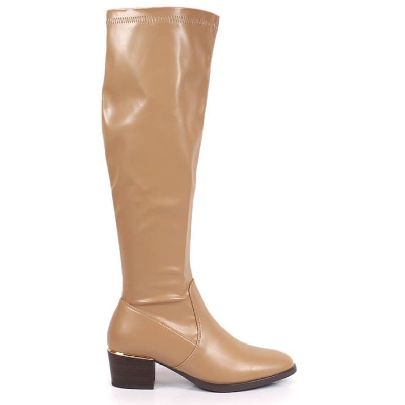 Vinceza W JAN160B Stiefel mit Absatz beige