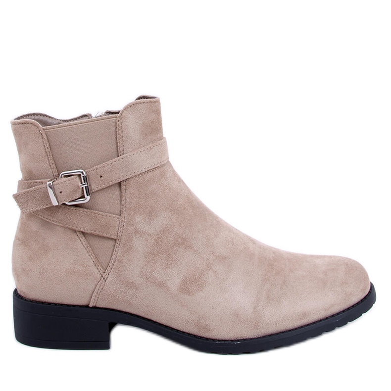 PA1 Damen Tourel Khaki Wildlederstiefel beige