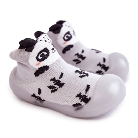 BEFADO S.A. Kinderhausschuhe Niechodki Befado 002P038 Grau