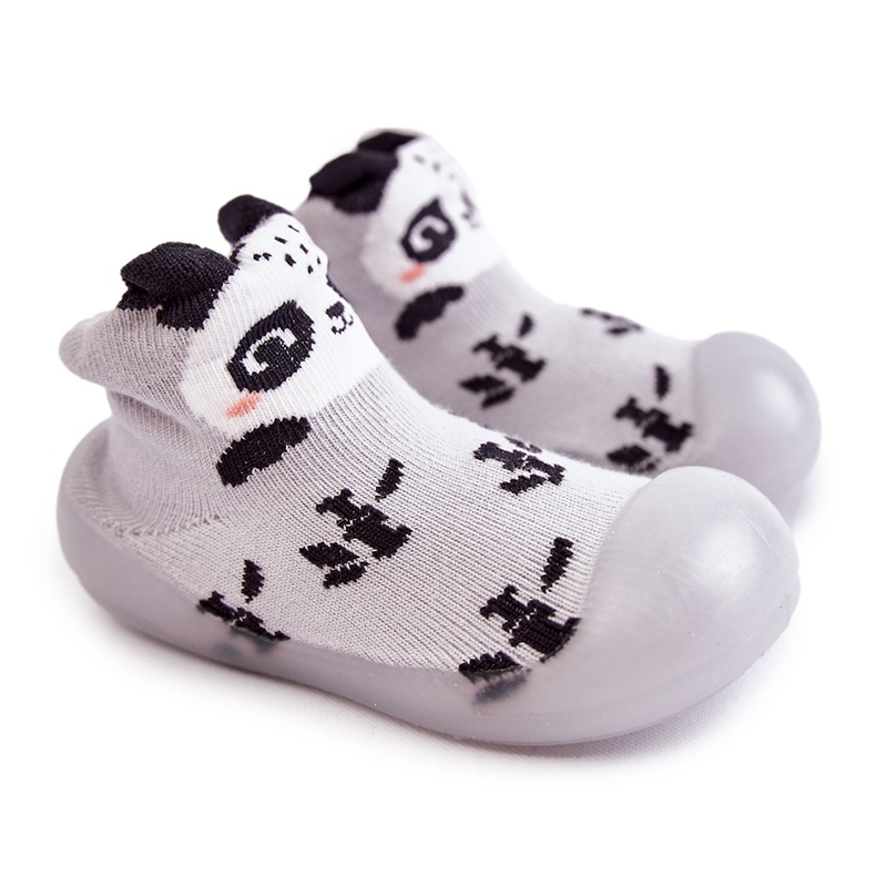 BEFADO S.A. Kinderhausschuhe Niechodki Befado 002P038 Grau