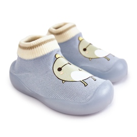 BEFADO S.A. Kinderhausschuhe Niechodki Befado 002P025 Blau