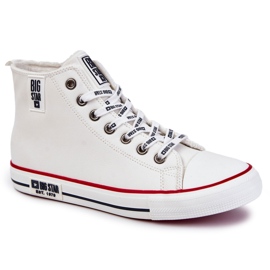 Hochisolierte Herren-Sneaker Big Star KK274345 Weiß