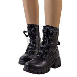 PA1 Schwarze Alcaraz-Stiefel für Damen