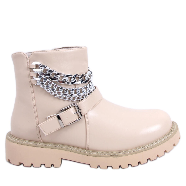 BM Stiefel mit Kette Marvin Beige