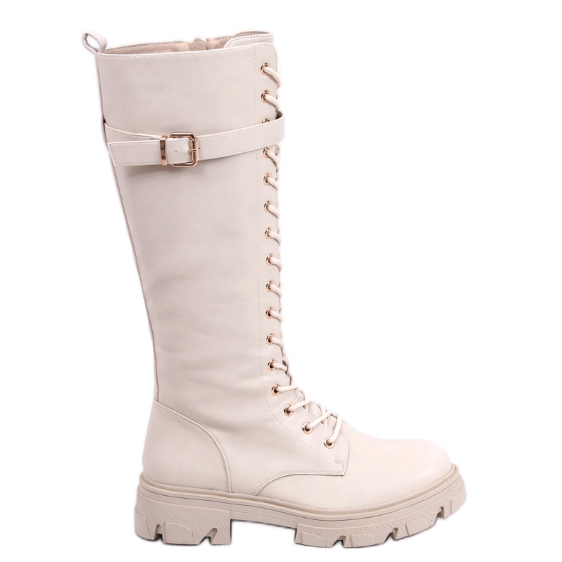 BM Shears Beige Damenreitstiefel