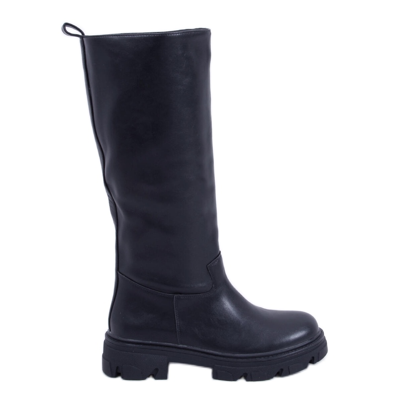 BM Powell Black Damen Reitstiefel schwarz