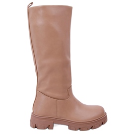 BM Powell Khaki Damenreitstiefel braun