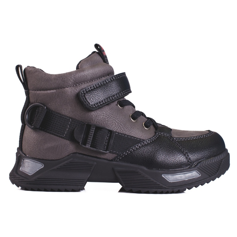 Graue Stiefel für Jungen